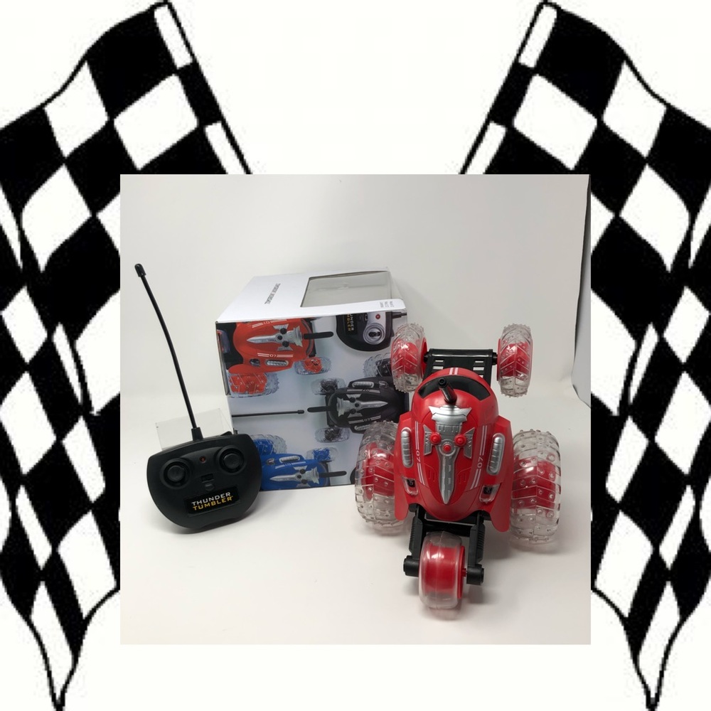 💝👼😇 RC  THUNDER TUMBLER by Sharper Image - RED